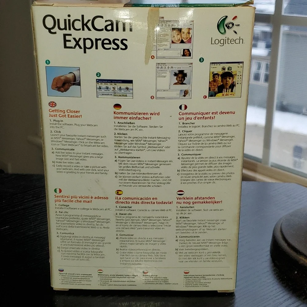 VINTAGE LOGITECH QUICKCAM EXPRESS NEW